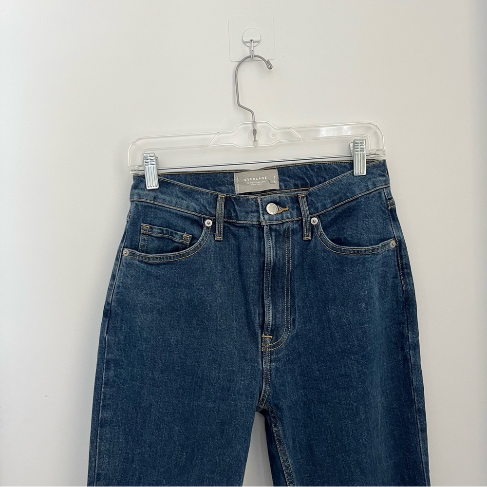 Everlane Dark Wash Cropped Ankle Jeans - Picture 2 of 4
